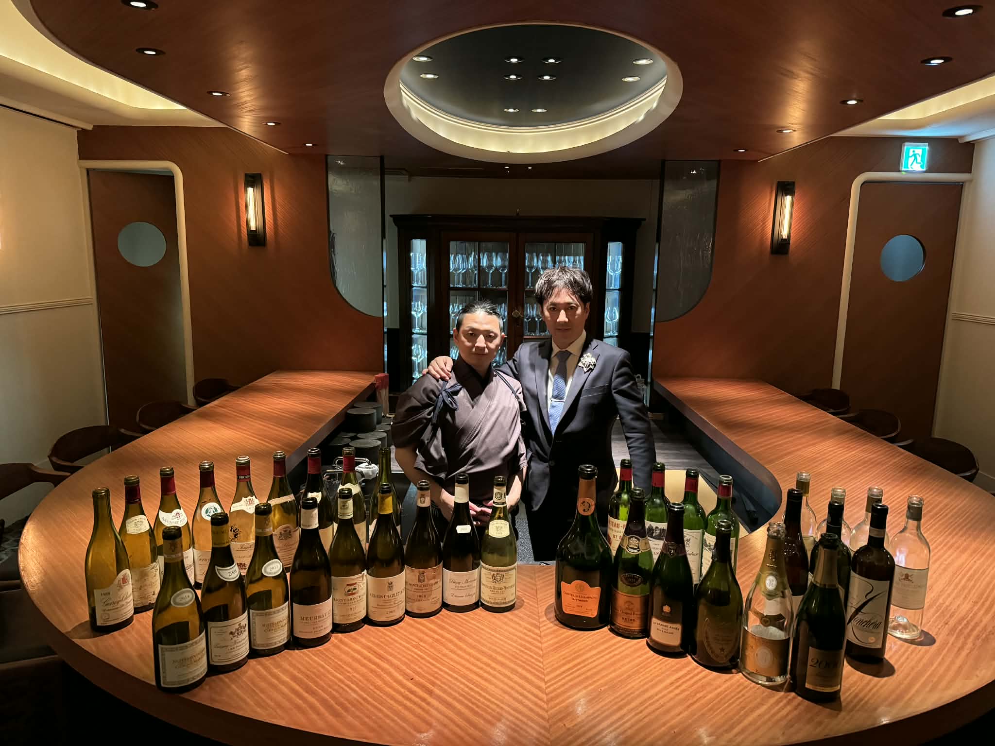 大渕貴雄シェフソムリエと特別ゲスト